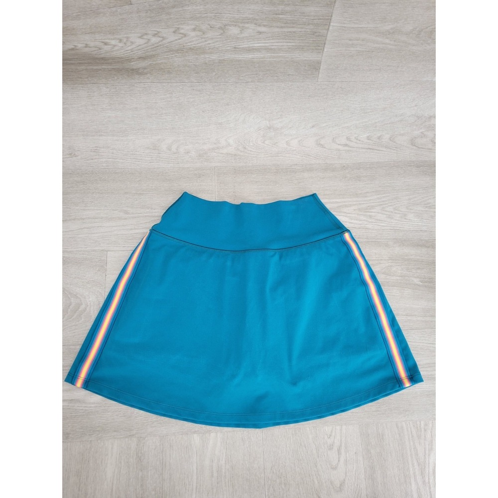 Spiritual Gangster Women's Blue Logo Skort Size M Athleisure Yoga Athletic